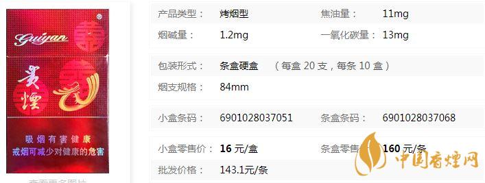 貴煙喜紅盒多少錢一包貴煙喜香煙價格介紹