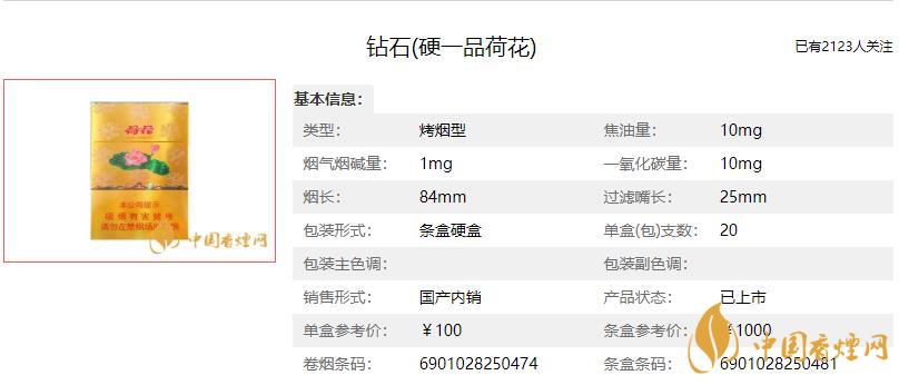 鉆石一品荷花硬盒價格表 鉆石一品荷花硬包價格2021